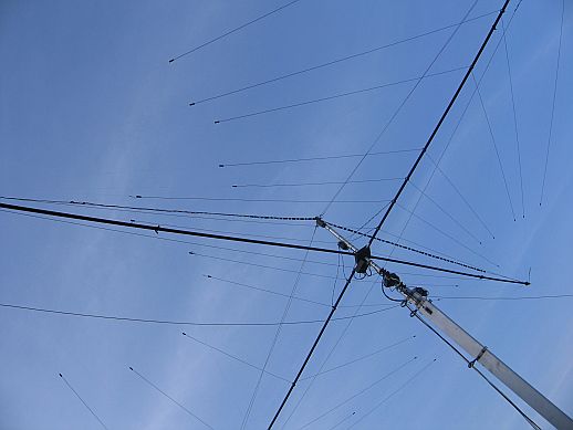 40M Linear Loaded dipole in the Spiderbeam